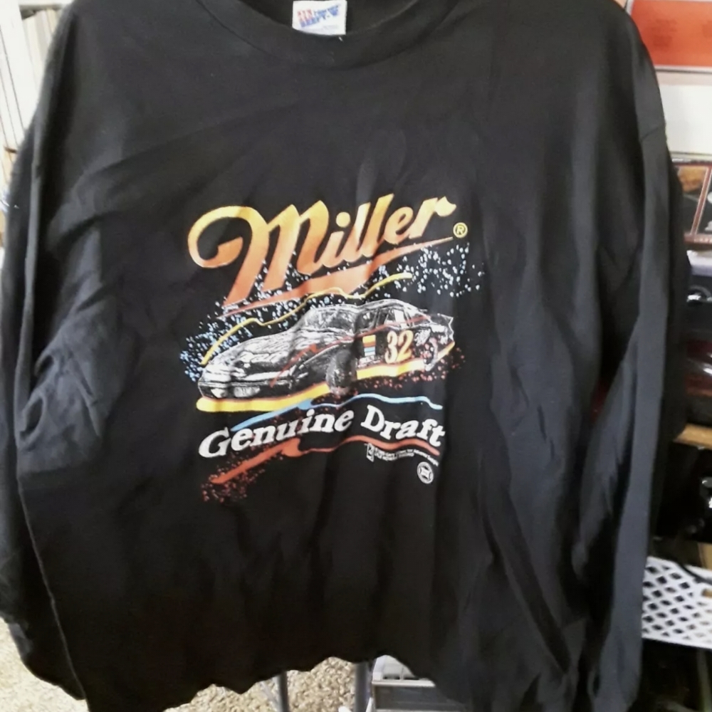 Miller Genuine Draft Racing Long Sleeve T Shirt